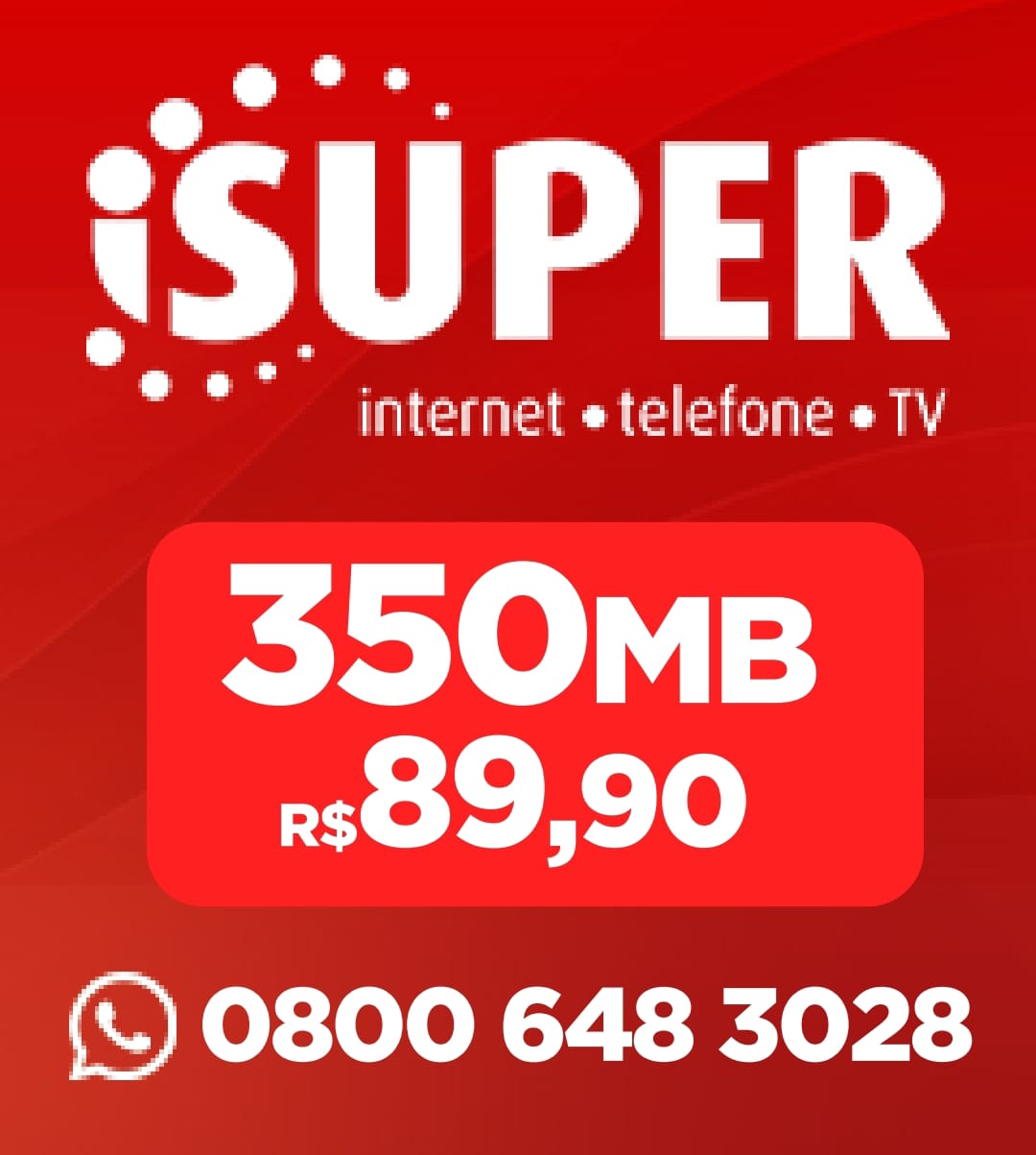 iSuper internet, telefone e tv acesso o nosso site e confira as melhores opções para você www.isuper.com.br